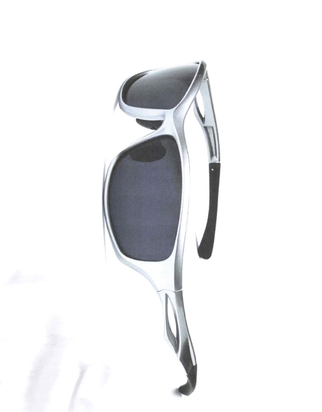 Silver Frame Sunglasses with Case