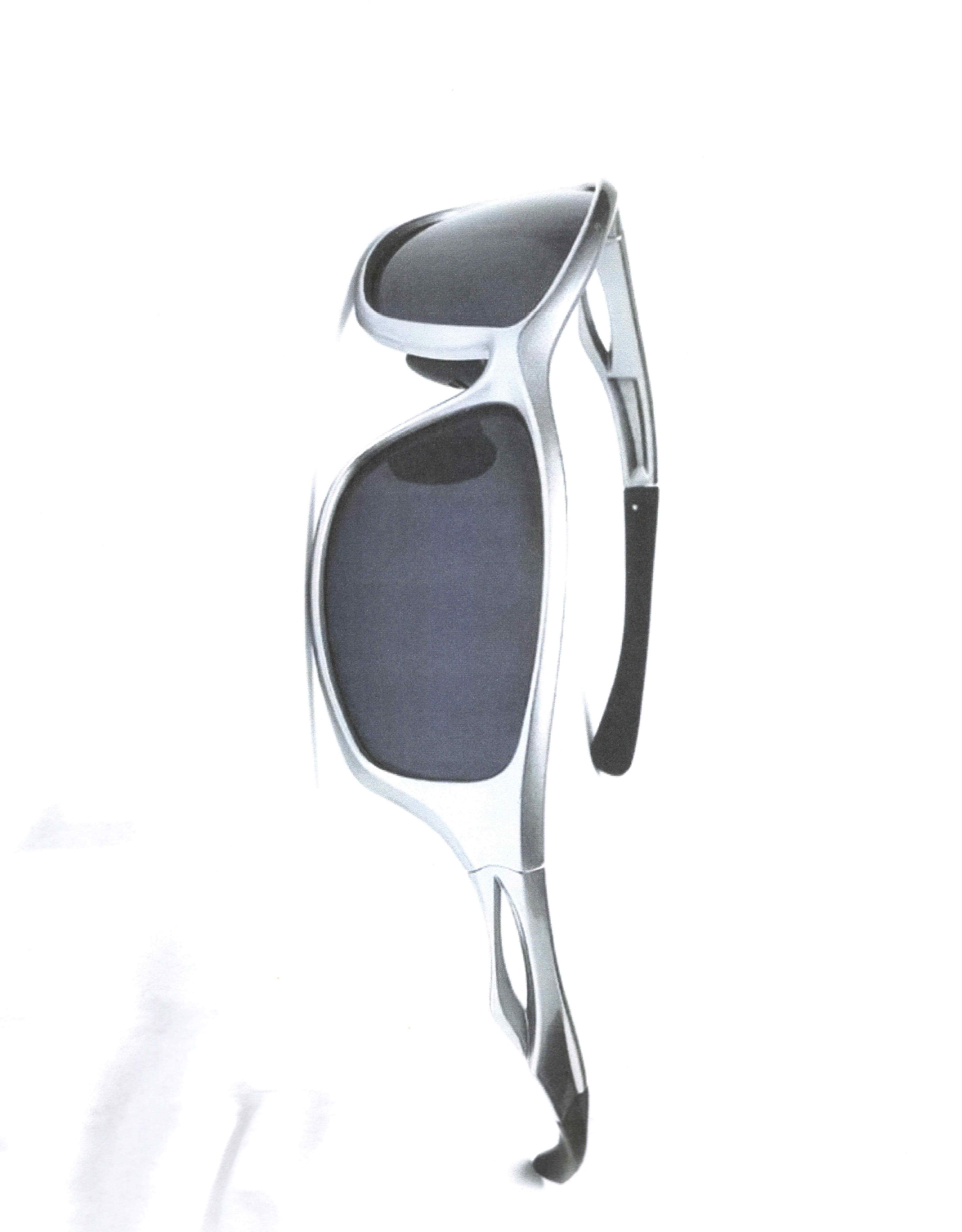 Silver Frame Sunglasses with Case