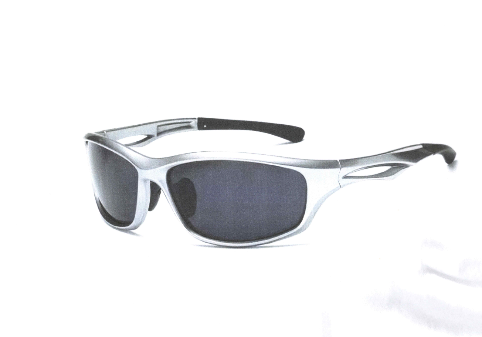 Silver Frame Sunglasses with Case